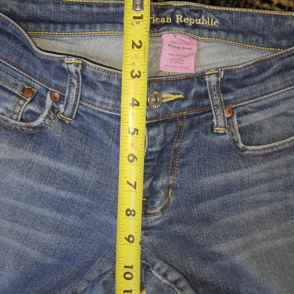 AMERICAN REPUBLIC VINTAGE  STRETCH JEANS - Picture 5 of 8